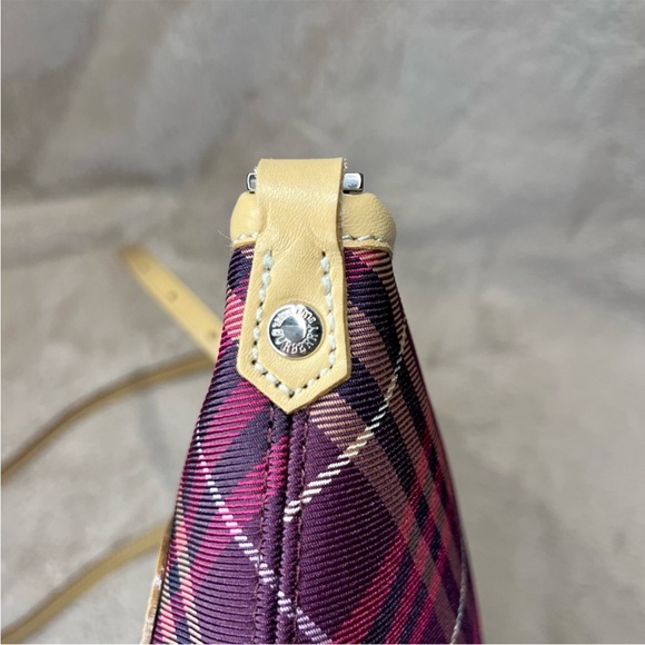 Burberry Pink Nova Check Canvas Crossbody Shoulder Bag - Picture 10 of 12